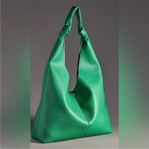 Anthropologie Love Knot Slouchy Bag in Green ☘️